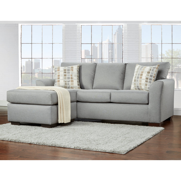 Latitude Run® 84" Wide Cotton Reversible Sofa & Chaise & Reviews Wayfair